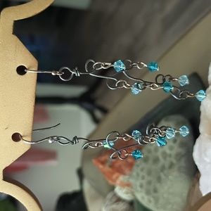 Vintage Wrapped Wire Earrings